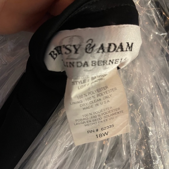 Black chiffon gown - rhinstones band under chest - ruching on the side - Picture 5 of 5